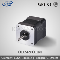 hot sale micro mini dc nema 17 bipolar stepper motor